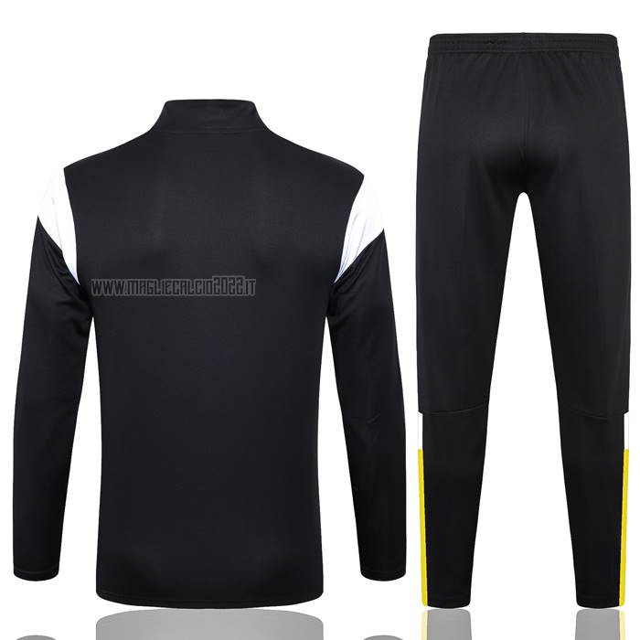 Tuta da Track de Felpa del Borussia Dortmund 2023-2024 Nero